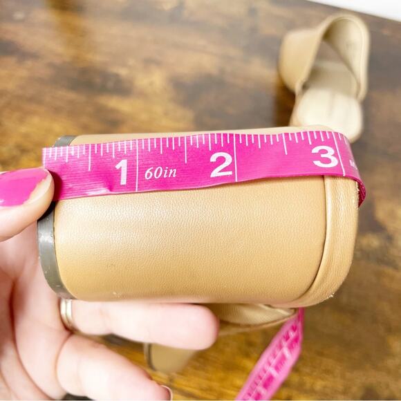 ADRIENNE VITADINI Tan Heeled Sandals 8 - Picture 6 of 6